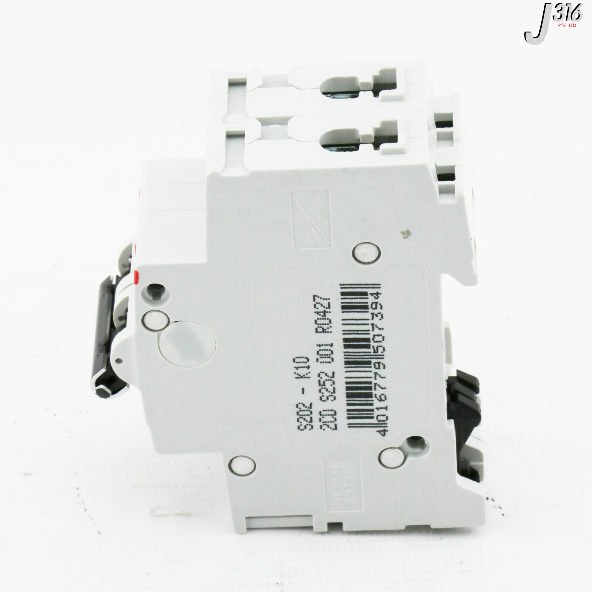 、 31808 ABB CIRCUIT BREAKER, 2POLE, 10A, S 202 K 10 A (NEW) S202-K10